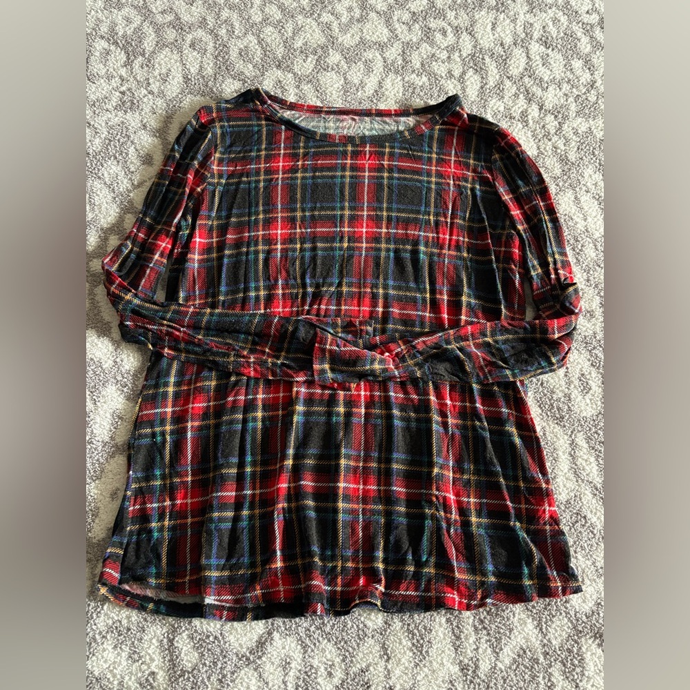 plaid long sleeve